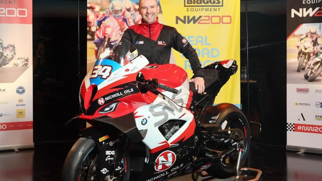 Alastair Seeley, 2025 North West 200 launch. Credit: Instagram/North West 200.